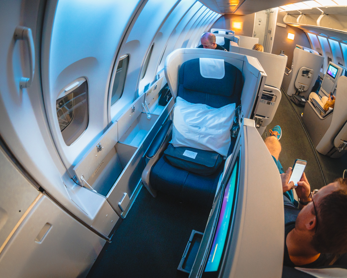 British Airways Boeing 747 Club World Business Class Seat 62A