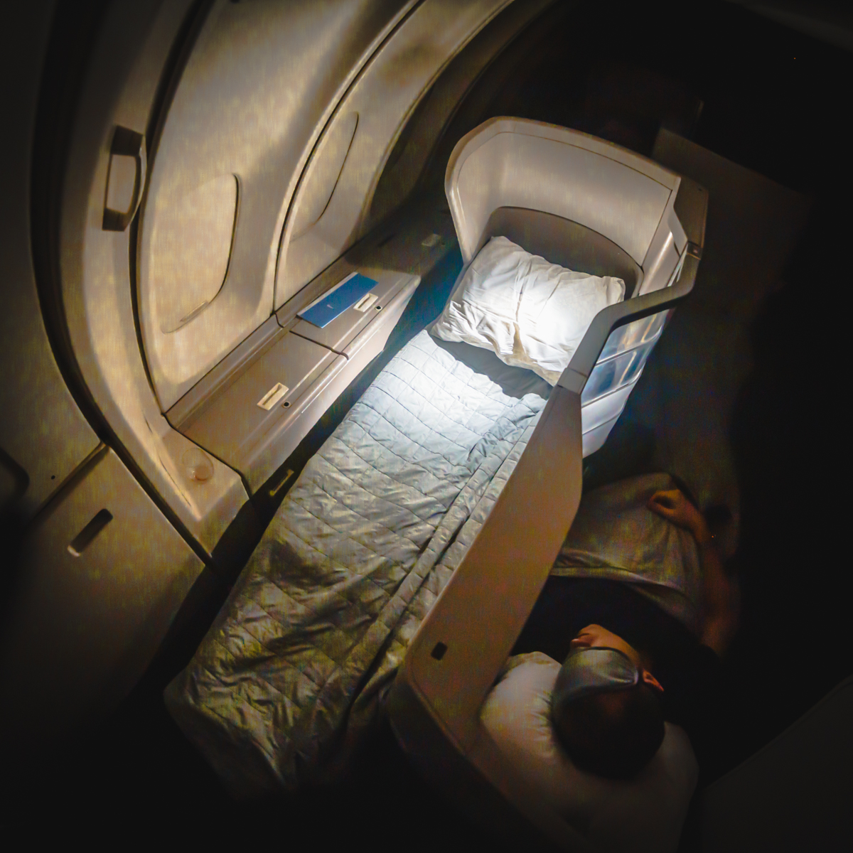 British Airways Boeing 747 Club World Business Class Flat Bed