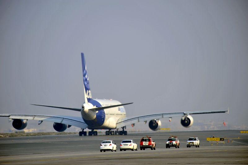 A380 rear view