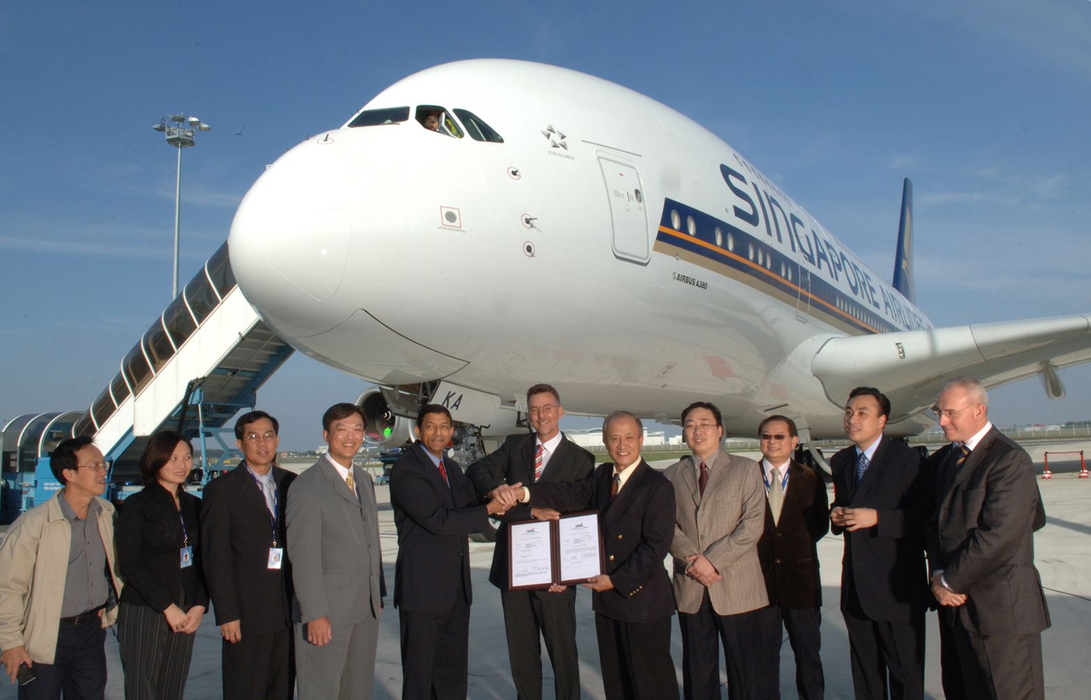 A380 singapore airlines delivery