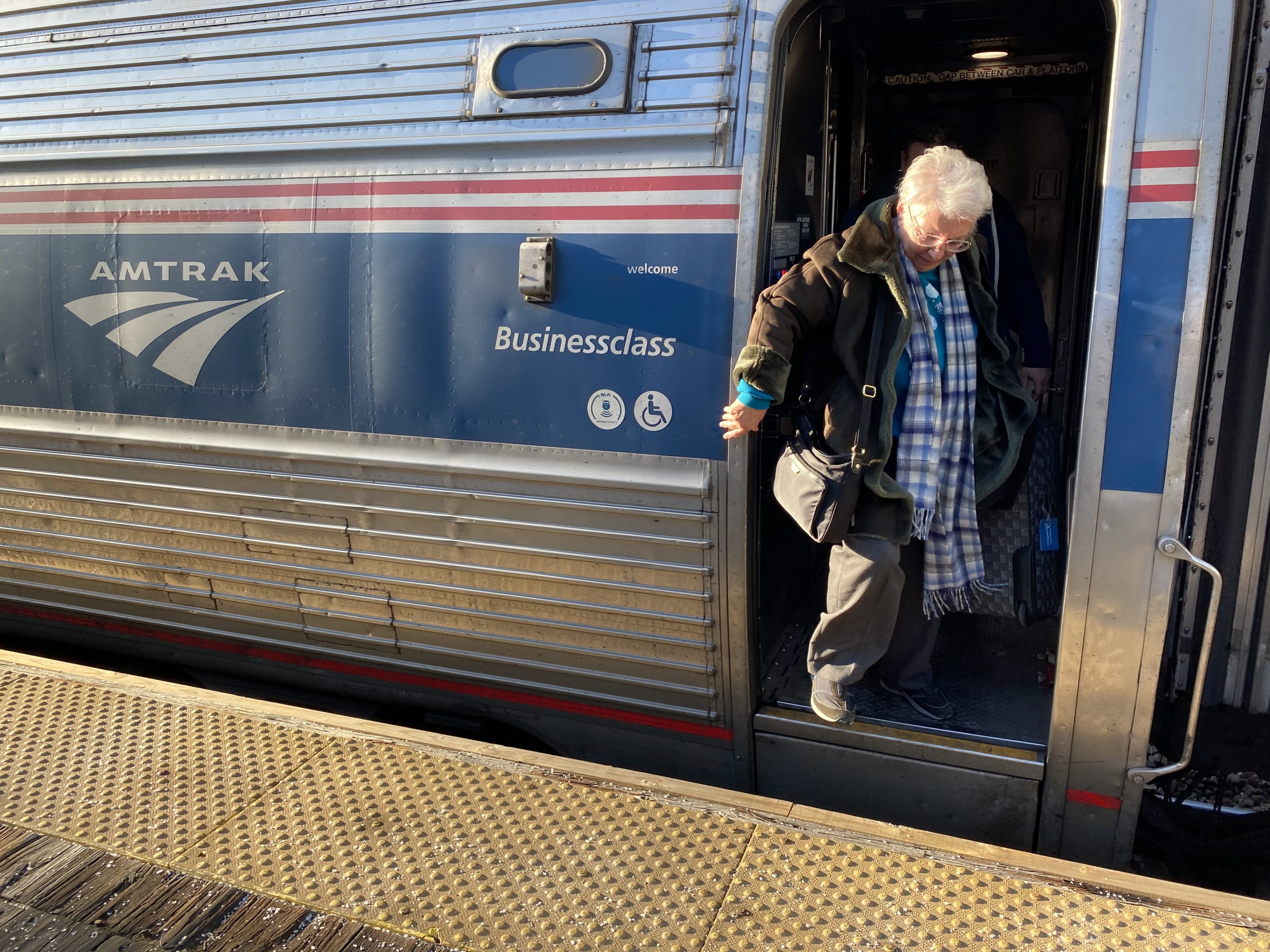Amtrak Business Class Car Outside