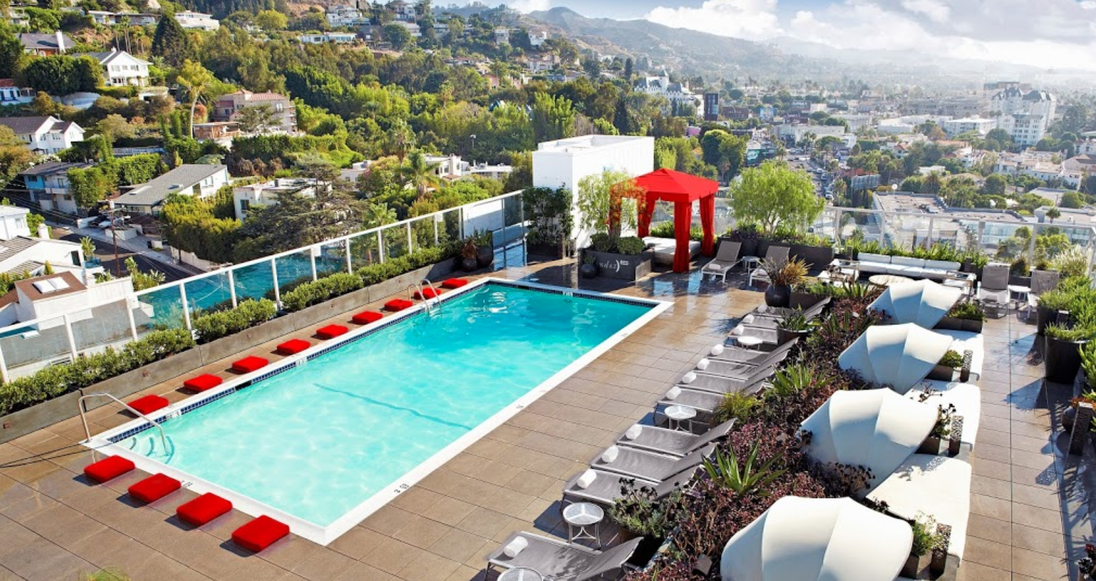 Andaz West Hollywood Pool View Andaz West Hollywood Pool View