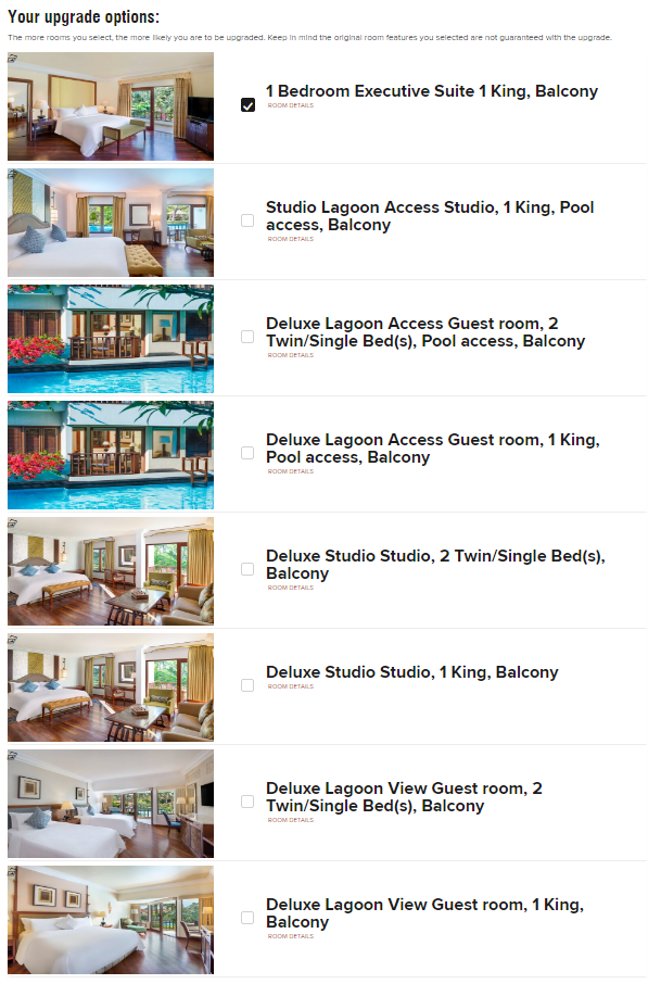 The Laguna Bali Suite Night Award Selection