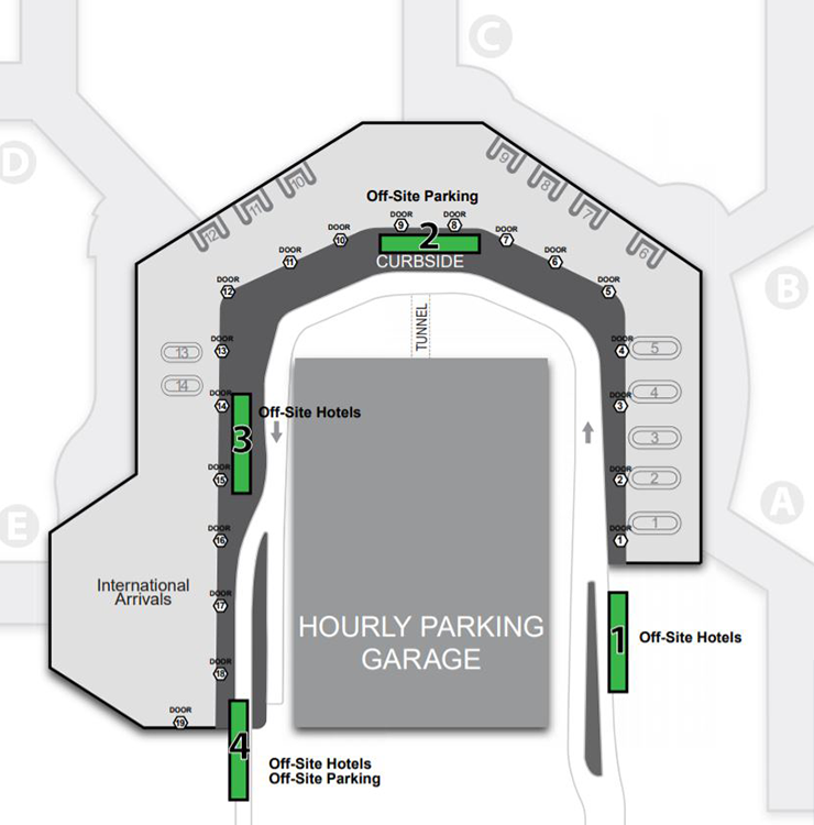 Baltimore–Washington International Airport Shuttle Stops