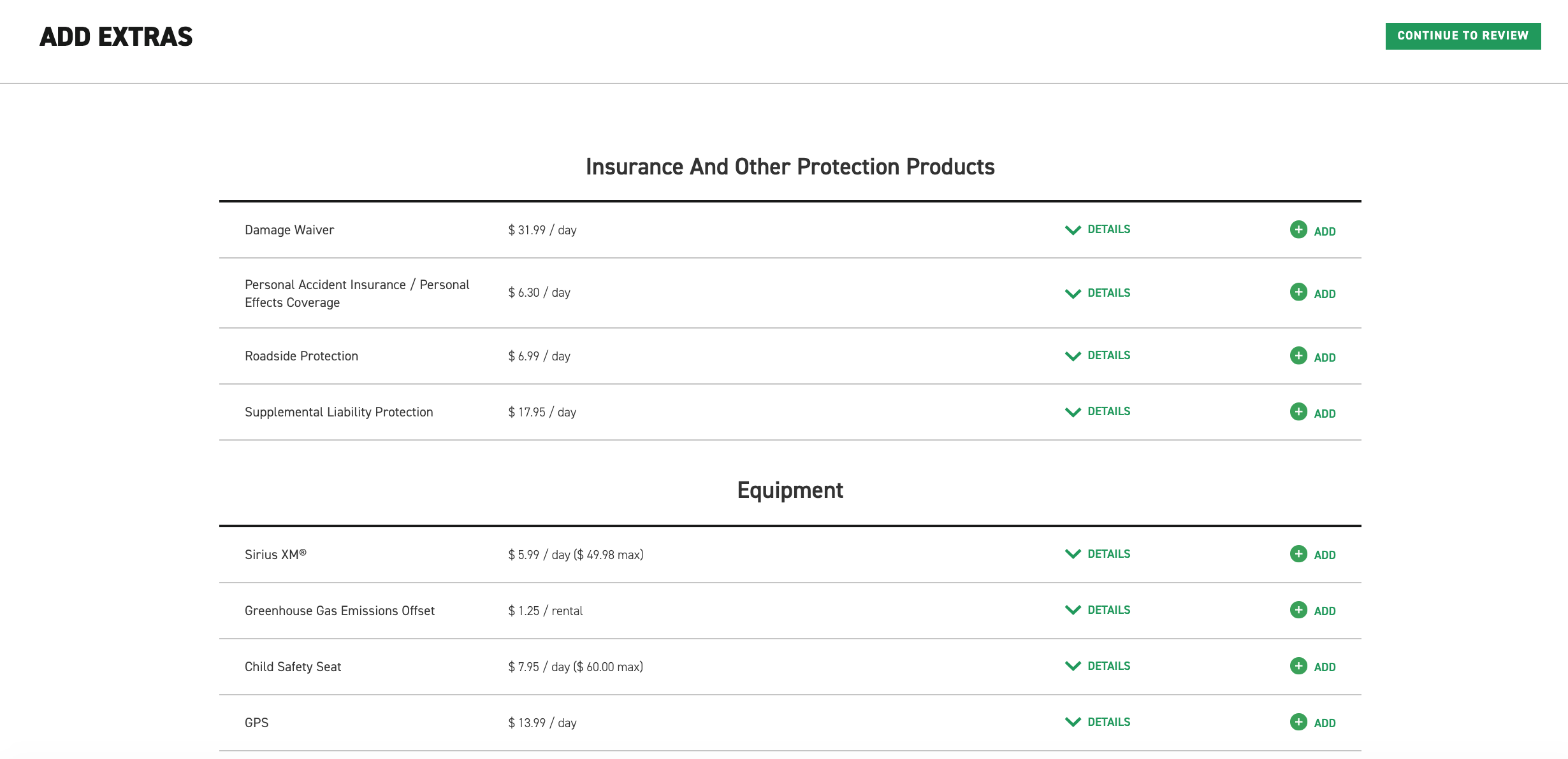 Enterprise Add Extras