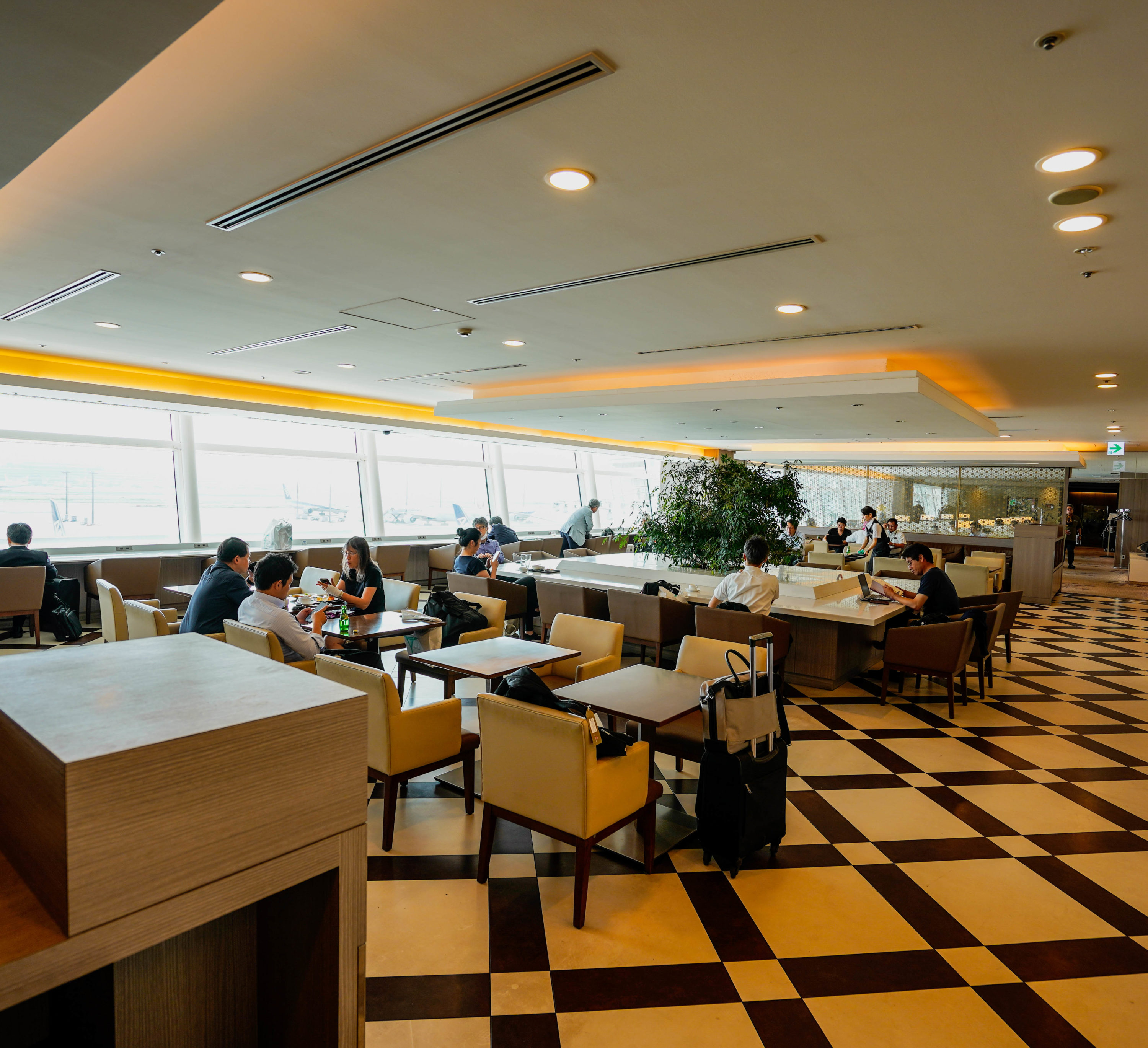 Japan Airlines First Class Lounge Seating