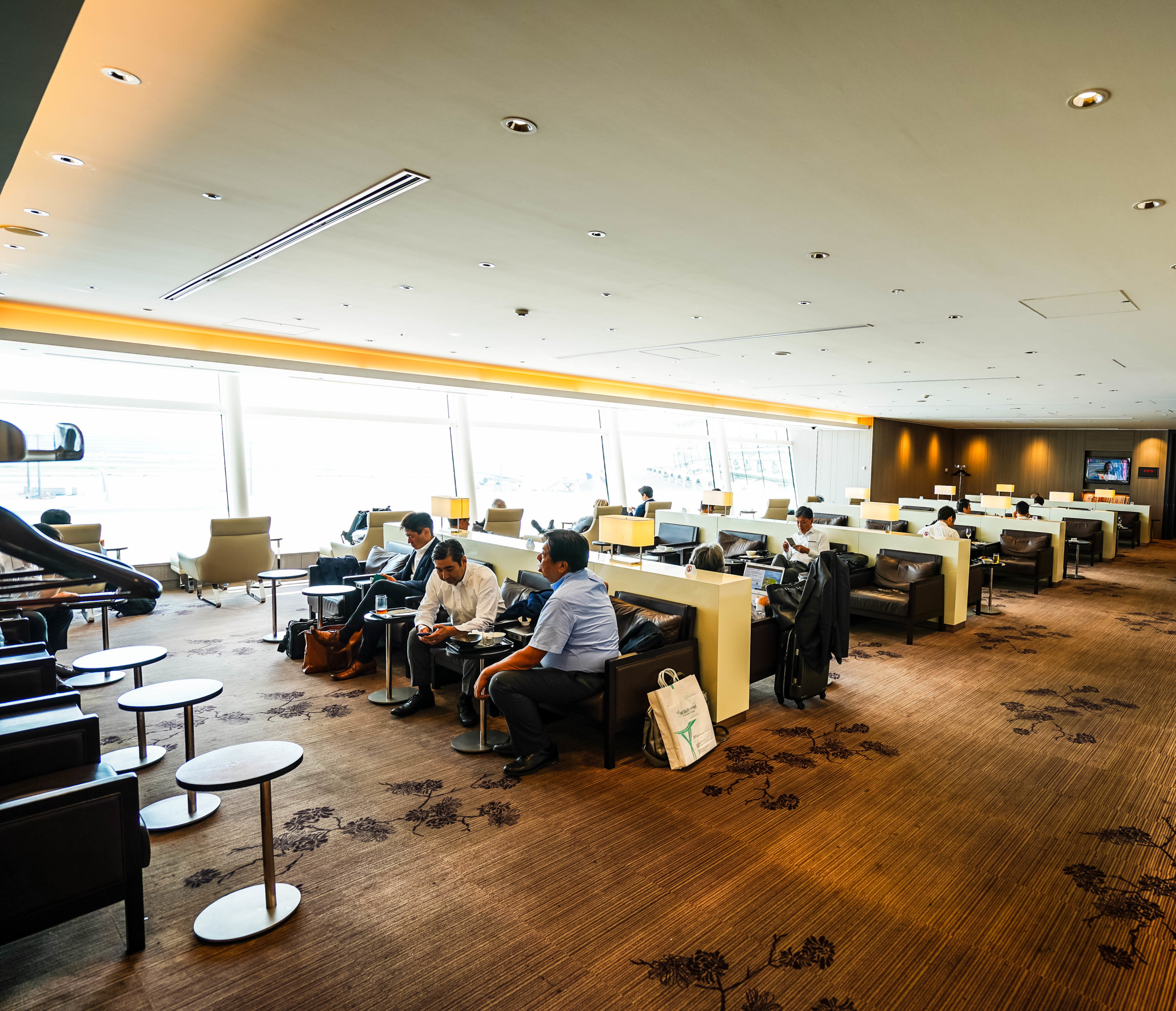Japan Airlines First Class Lounge Seating