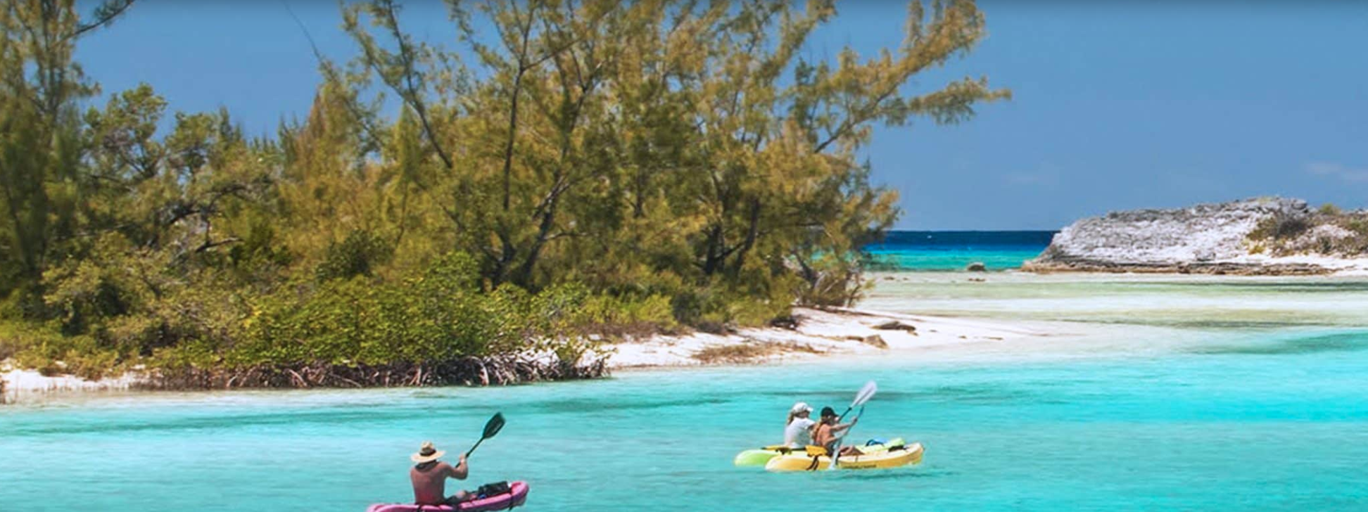 Kayaking at Half Moon Cay