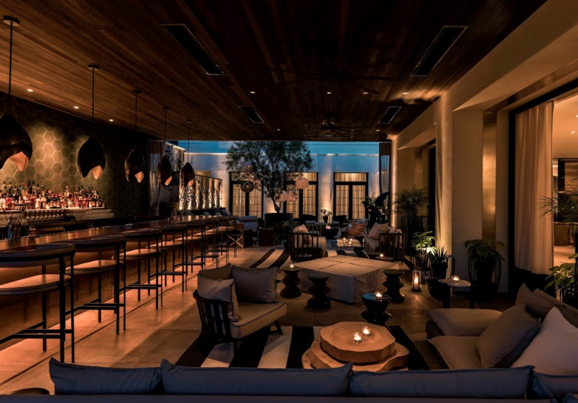 Kimpton La Peer Hotel Bar View Kimpton La Peer Hotel Bar View