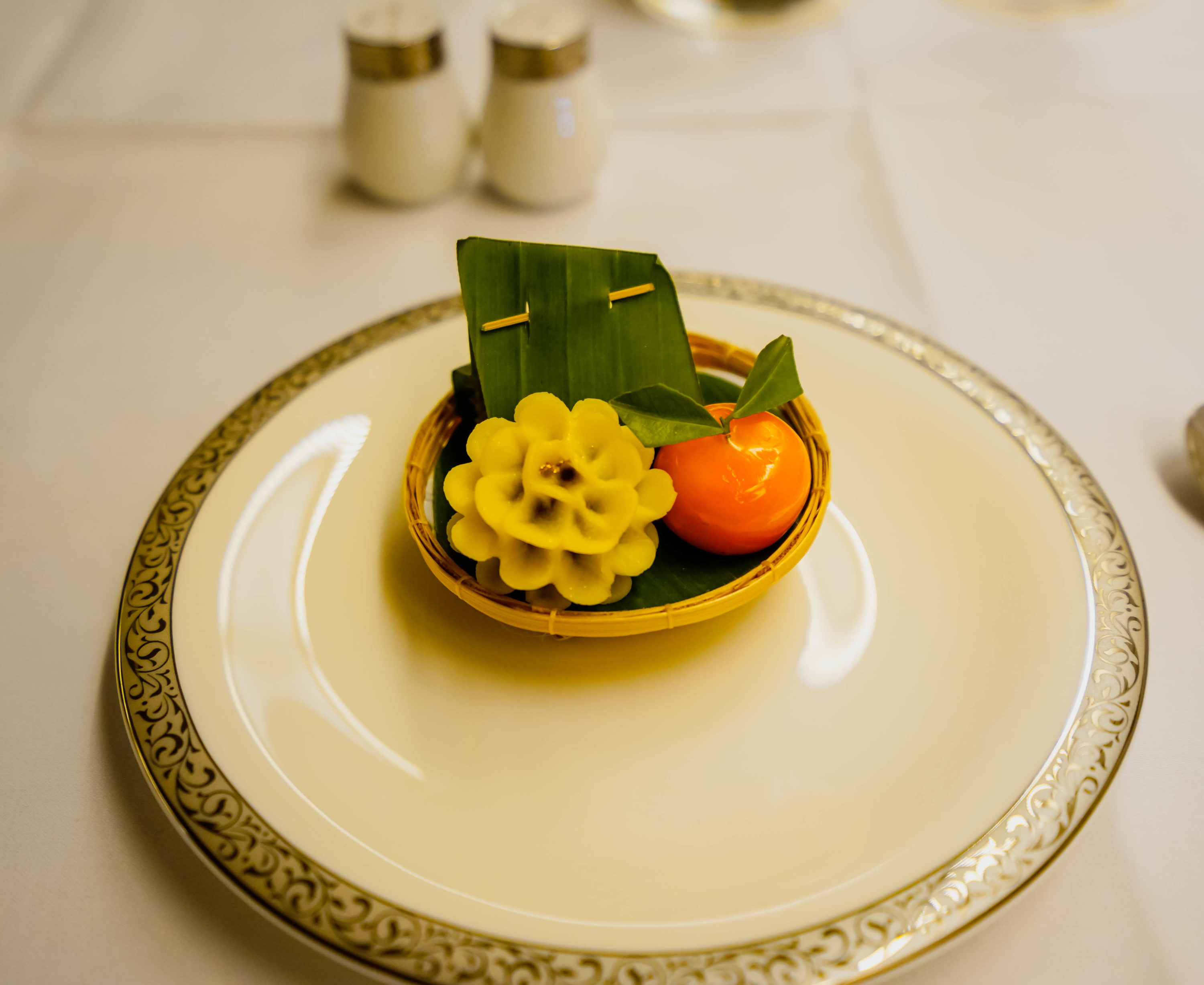 Thai Airways Boeing 747 400 First Class Dessert