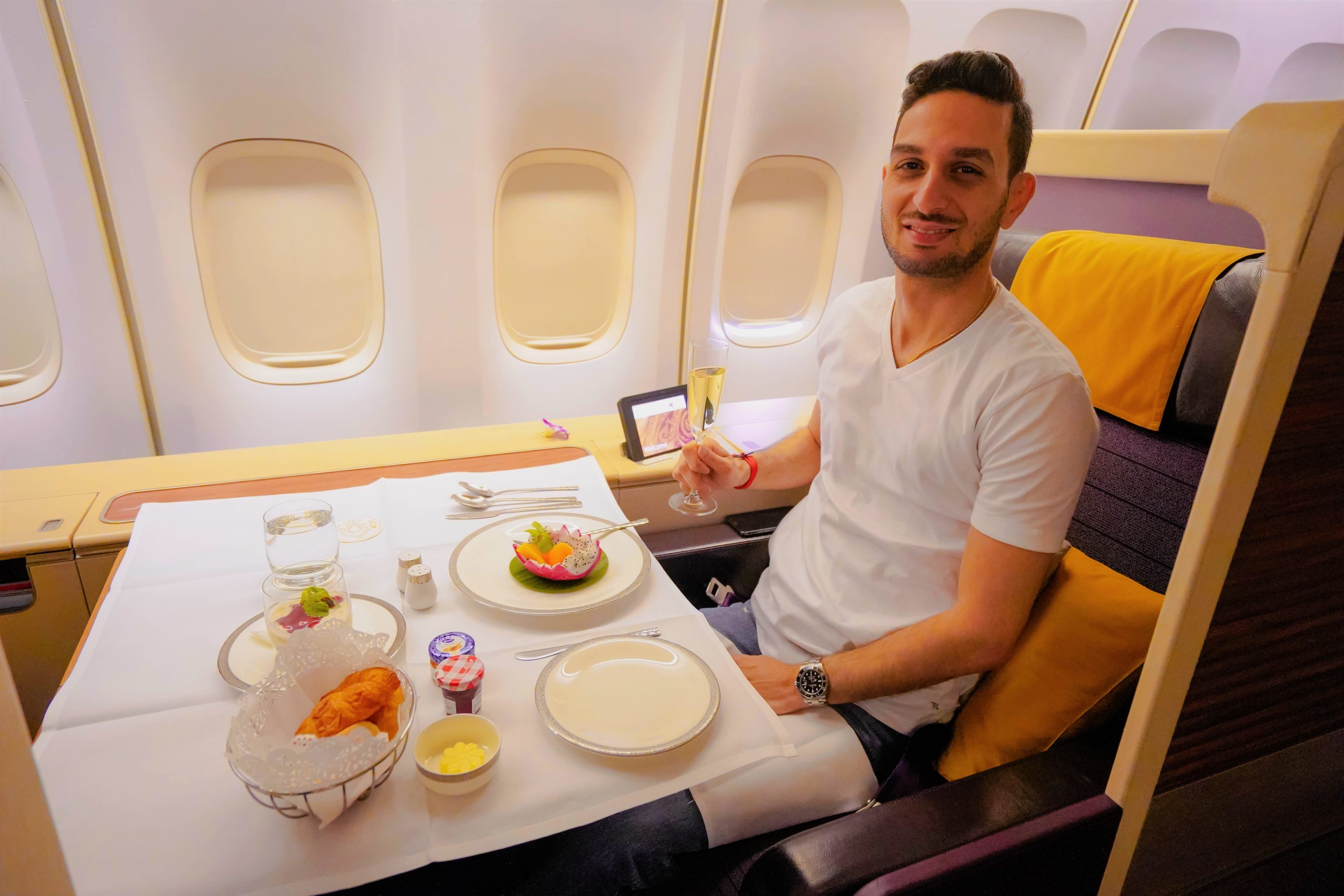 Thai Airways Boeing 747 400 First Class Cherag Dubash