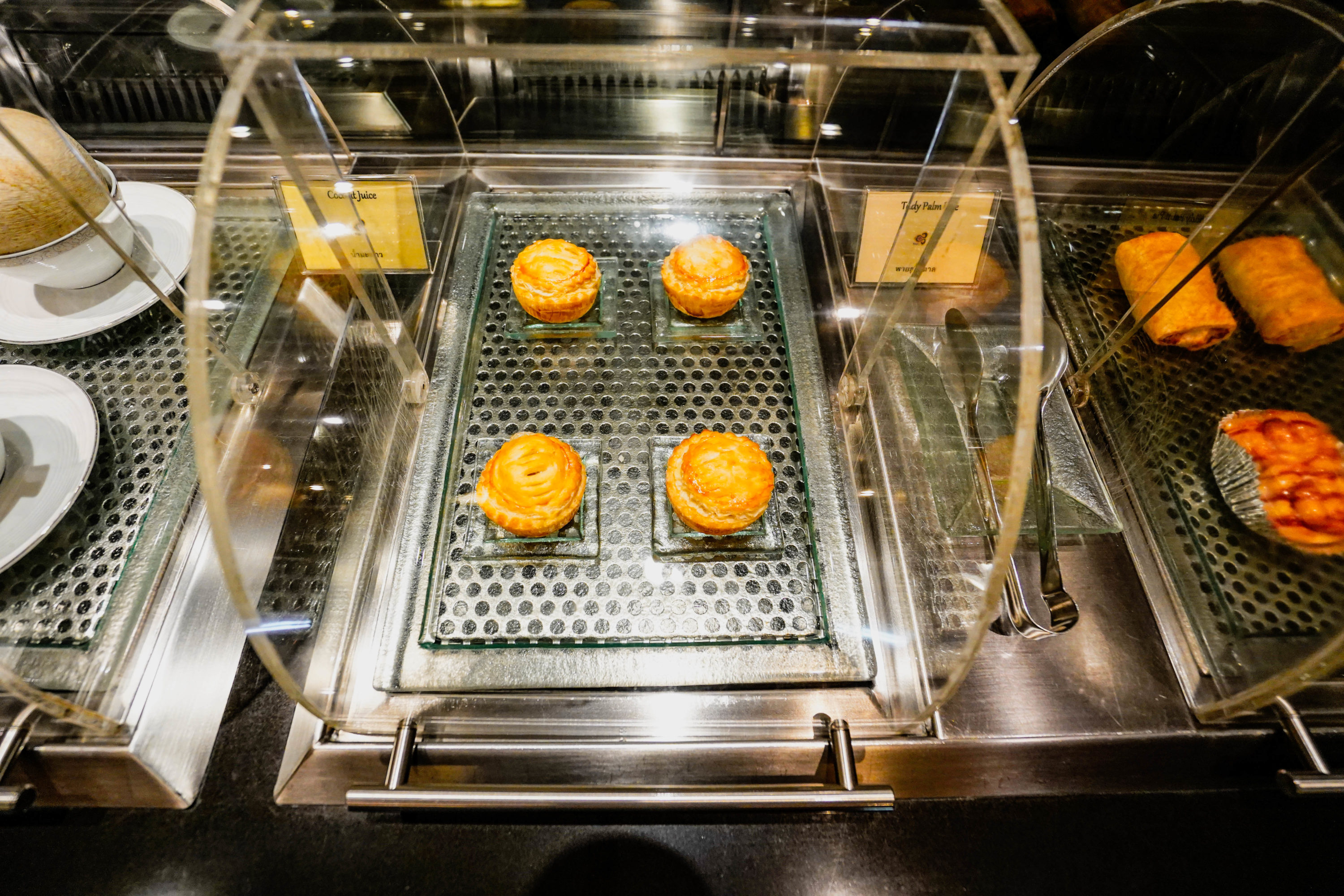 Thai Airways Royal First Lounge Buffet Quiches