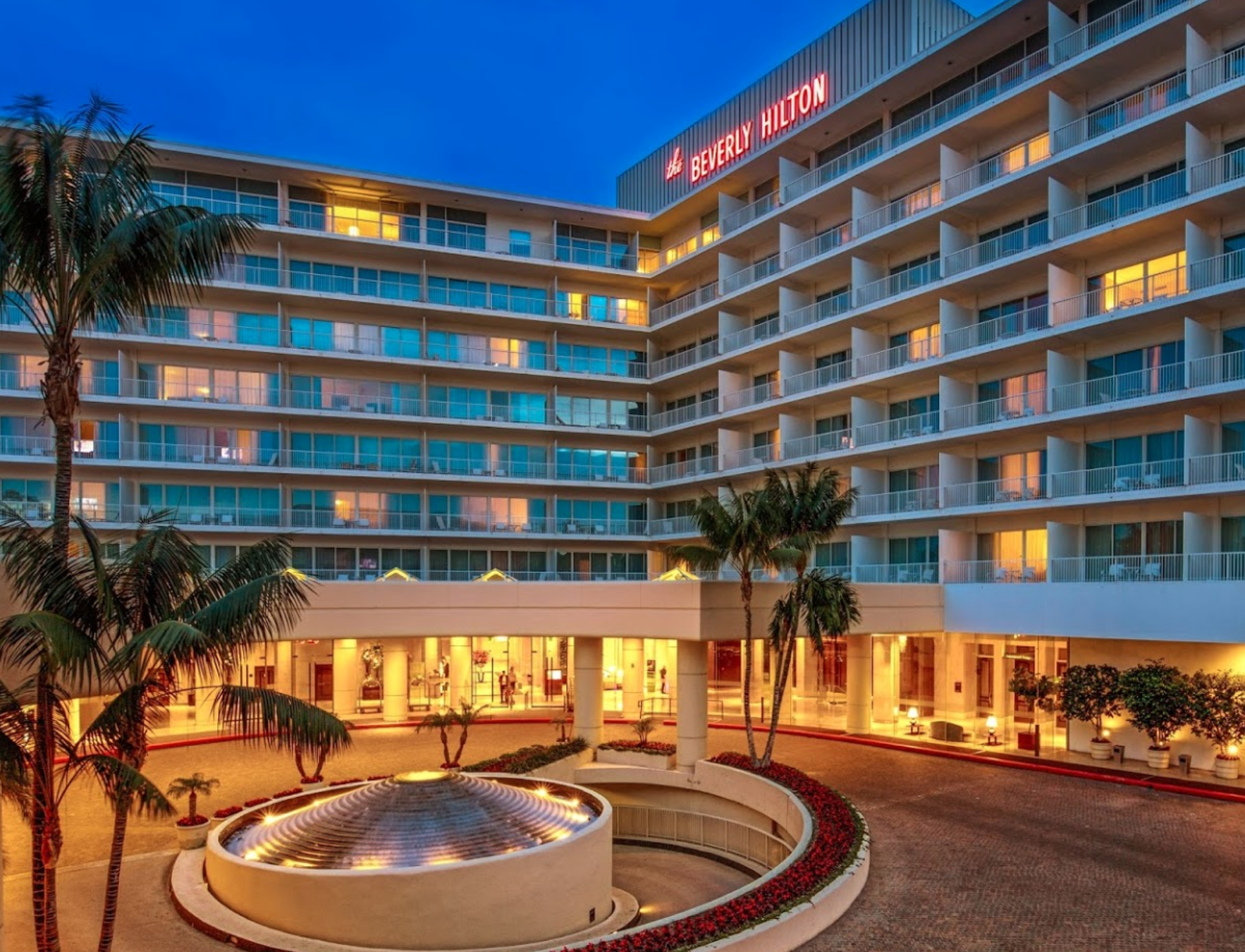 The Beverly Hilton Exterior View The Beverly Hilton Exterior View
