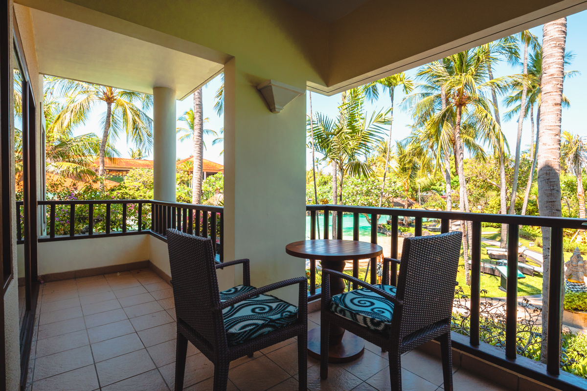 The Laguna Bali Executive Suite Balcony