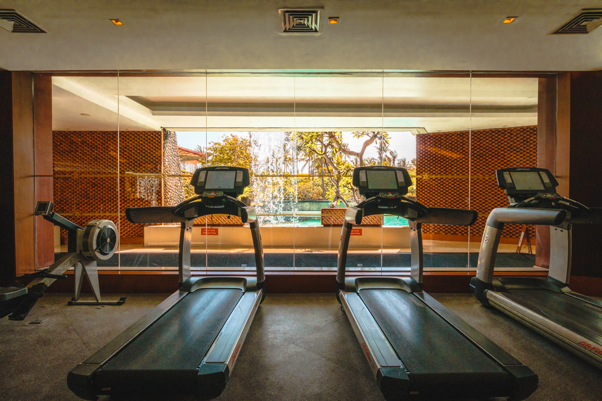 The Laguna Bali Gym Treadmill Views