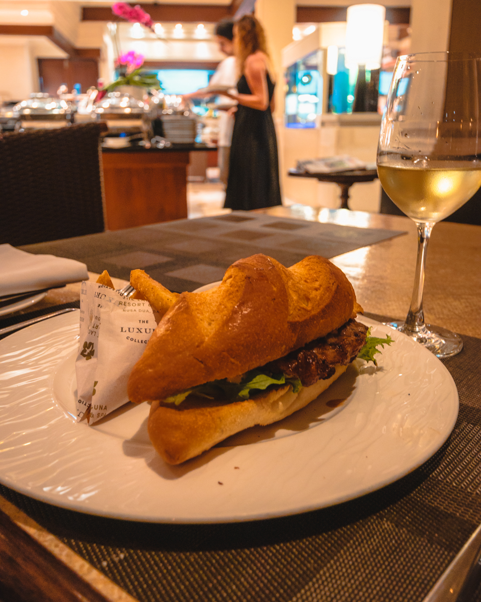 The Laguna Bali Steak Sandwich