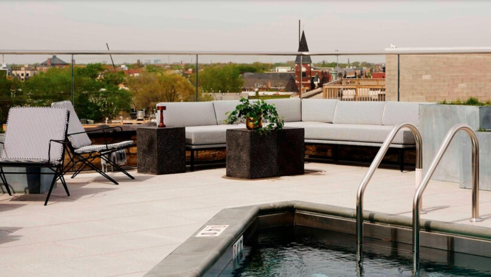 The Robey Chicago a Member of Design Hotels™ Outdoor Pool View 1 The Robey Chicago a Member of Design Hotels Outdoor Pool View