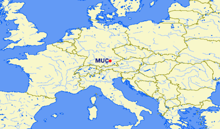 Air Dolomiti hubs and focus cities