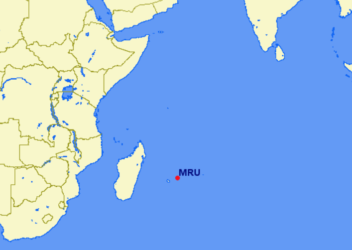 Air Mauritius hubs and focus cities