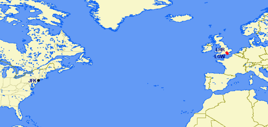 British Airways hubs and focus cities