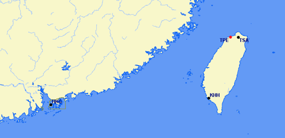 China Airlines hubs and focus cities