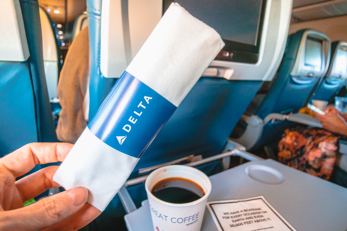 Delta Airbus A220 Cutlery from First Class