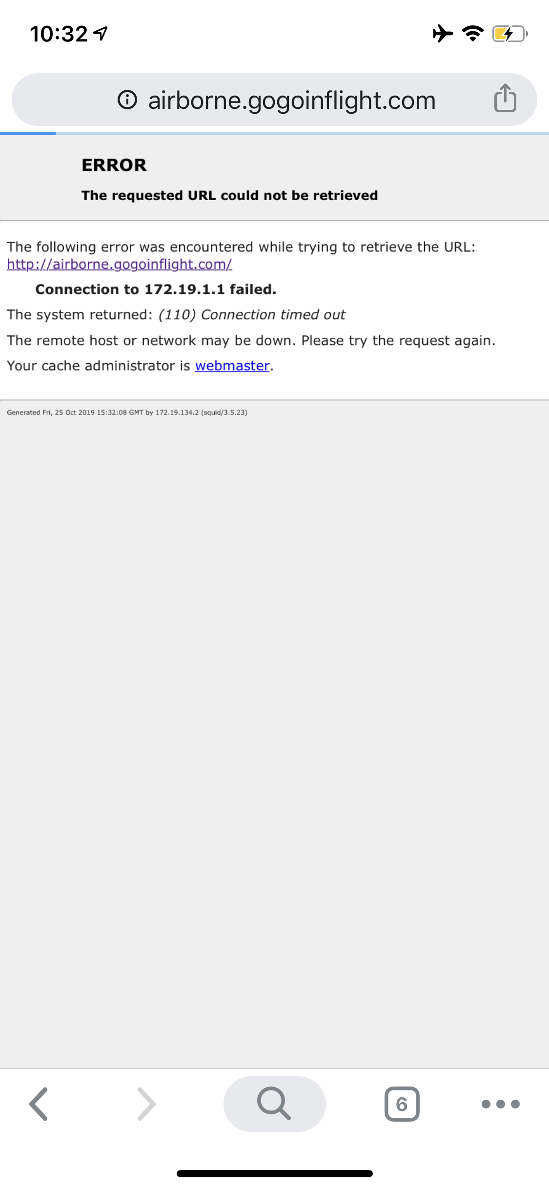 Delta Airbus A220 Wi Fi Page Errors