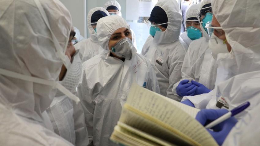 Doctors battling coronavirus COVID 19