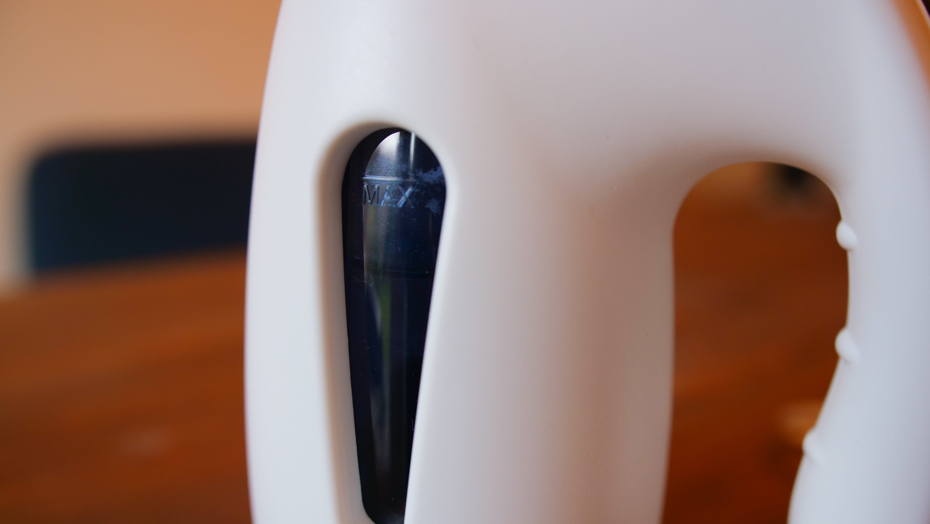 Travel steamer water capacity