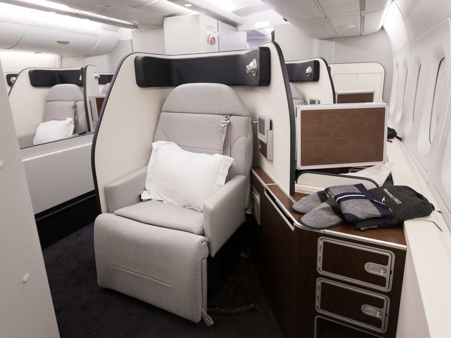 Qantas first class