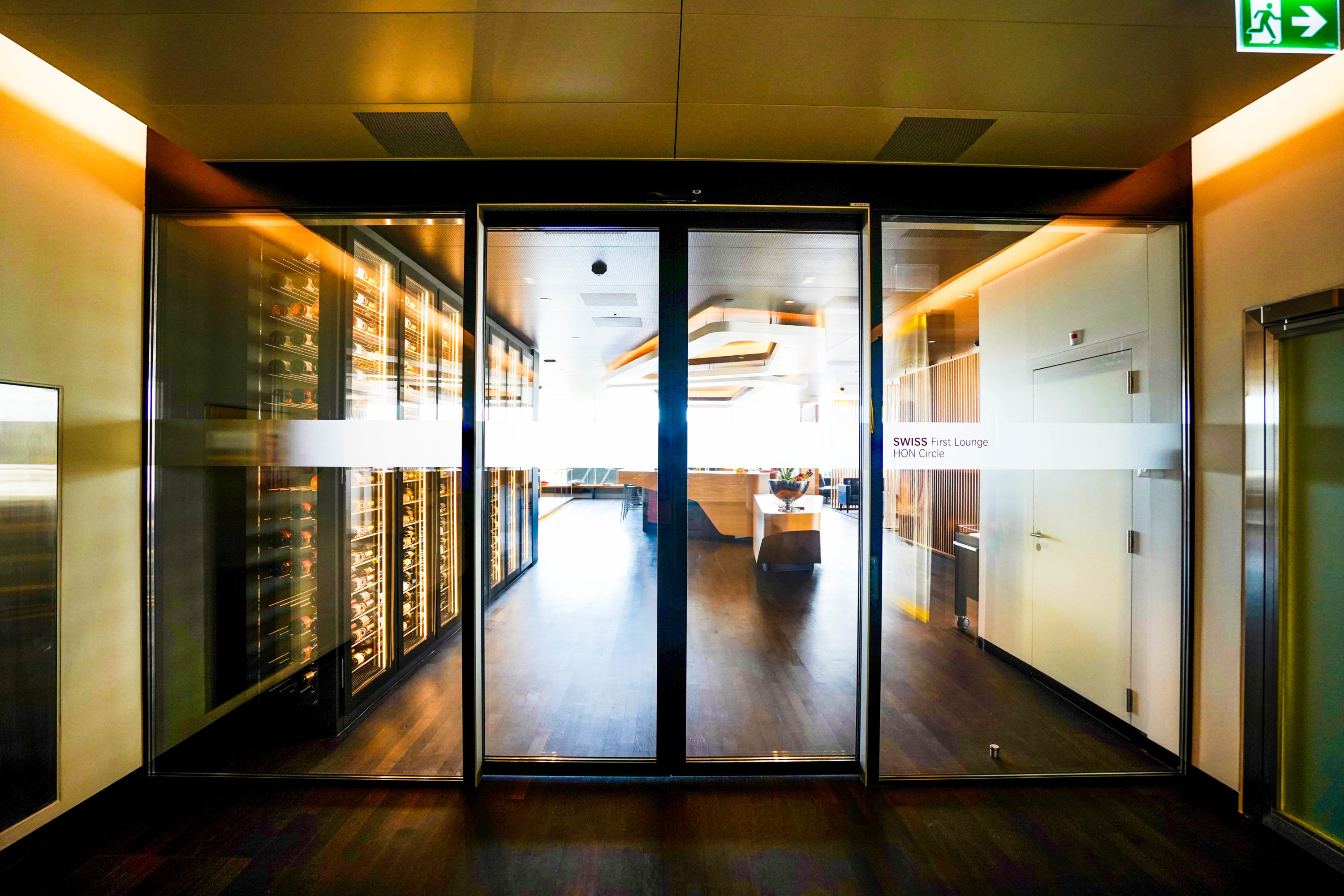 SWISS Air First Class Lounge Entrance