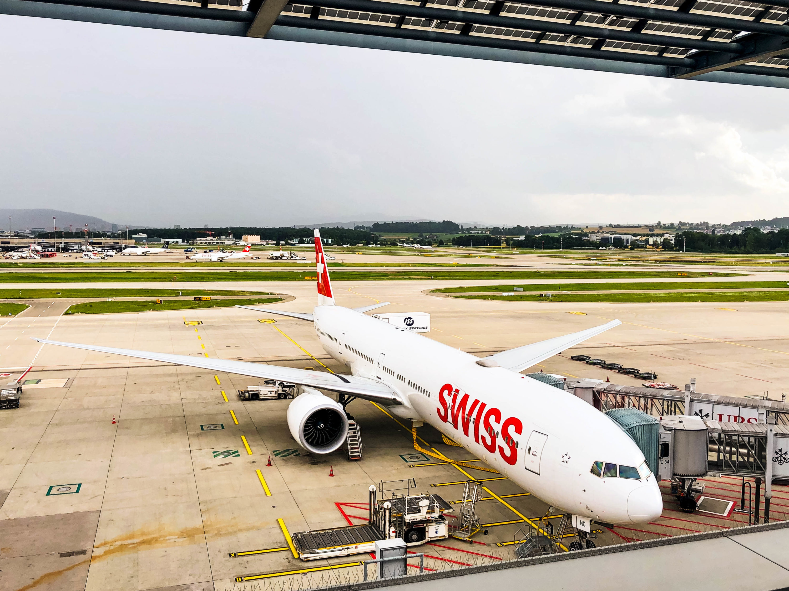 SWISS First Class Lounge SWISS Air Boeing 777