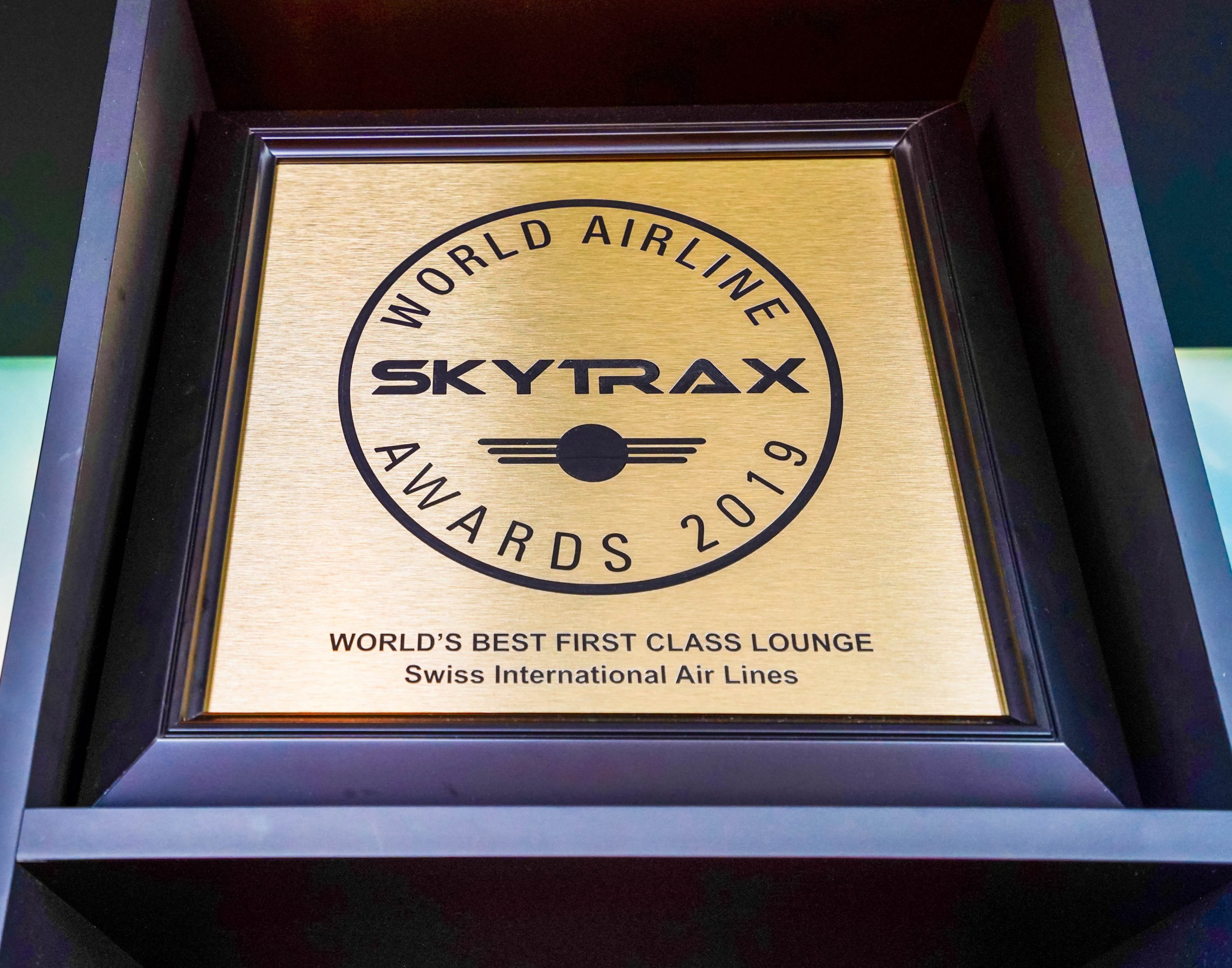 SWISS First Class Lounge Skytrax Award