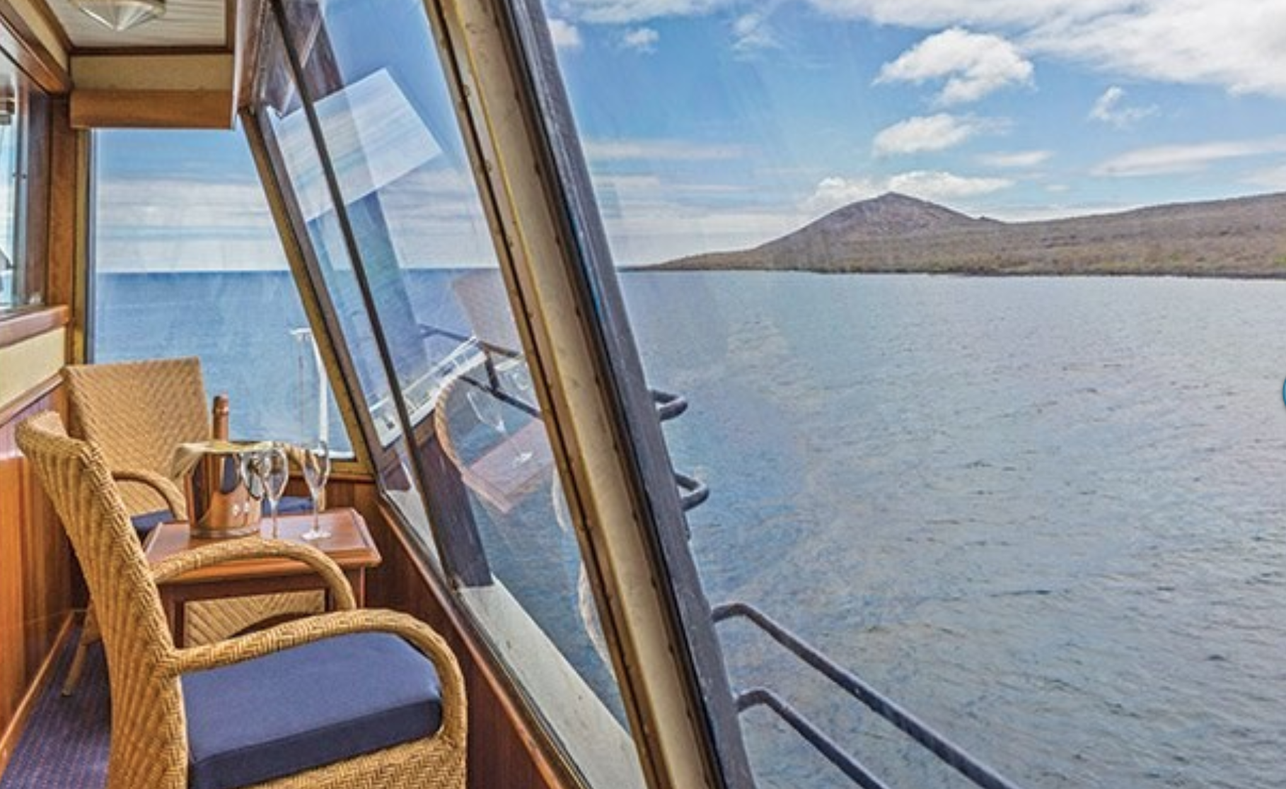 National Geographic Islander private glassed in terraces