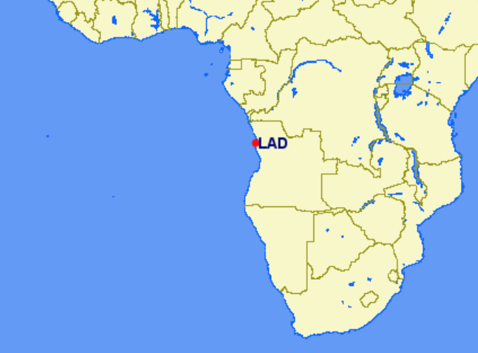 TAAG Angola Airlines hubs and focus cities