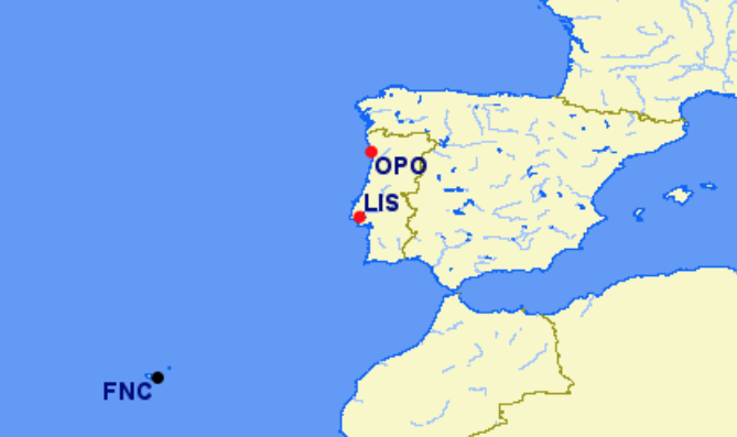 TAP Air Portugal hubs and focus cities