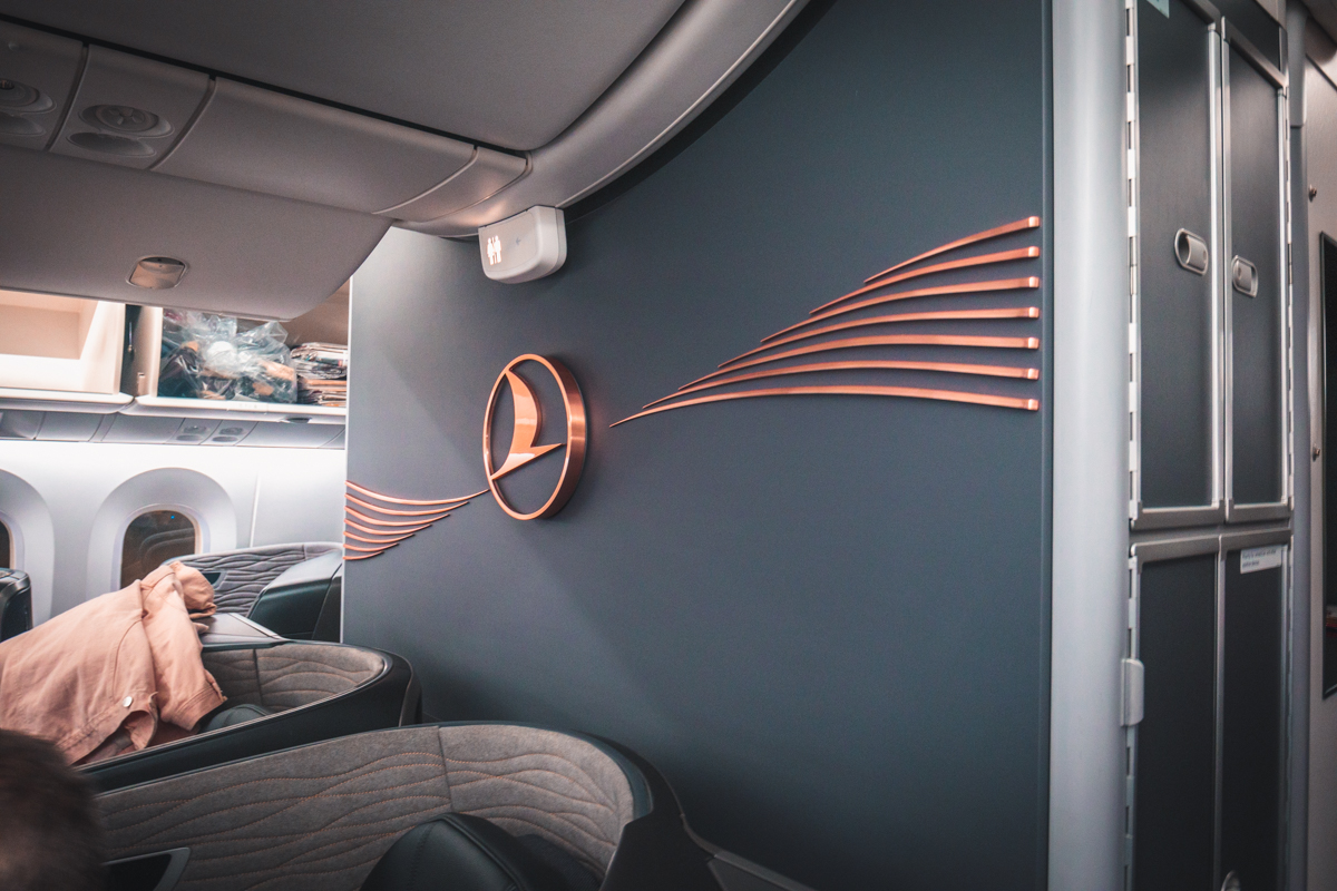 Turkish Airlines Boeing 787 9 Business Class Bulkhead Branding