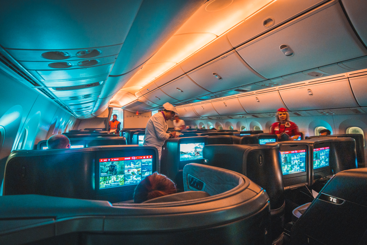 Turkish Airlines Boeing 787 9 Business Class Chef Introduction