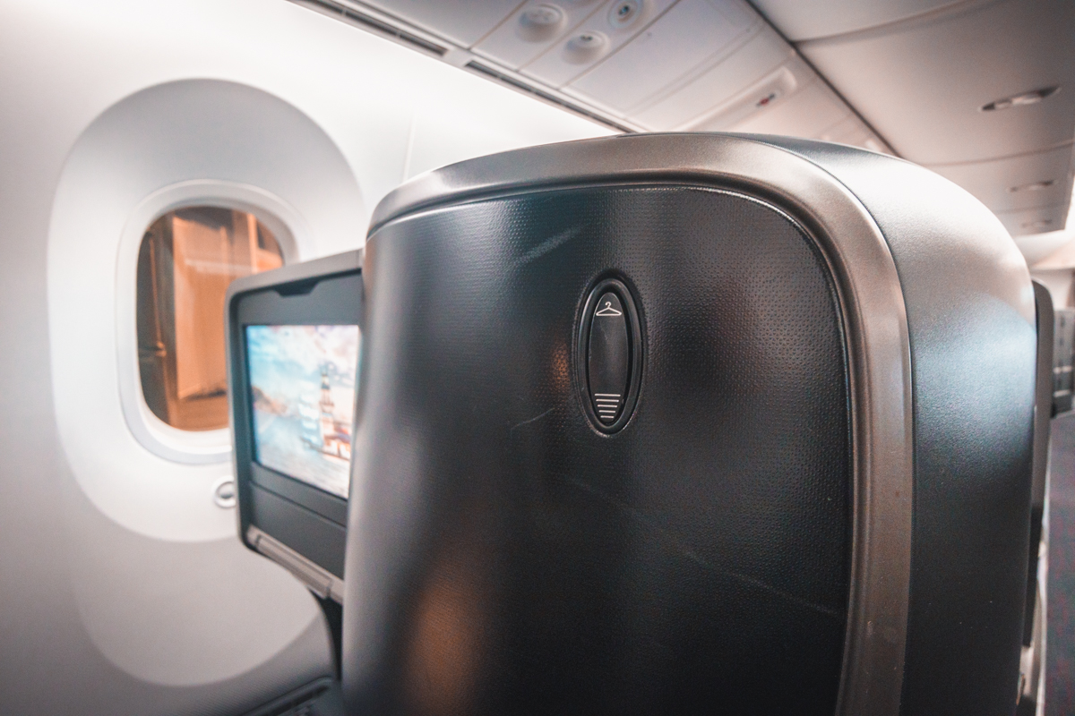 Turkish Airlines Boeing 787 9 Business Class Coathook