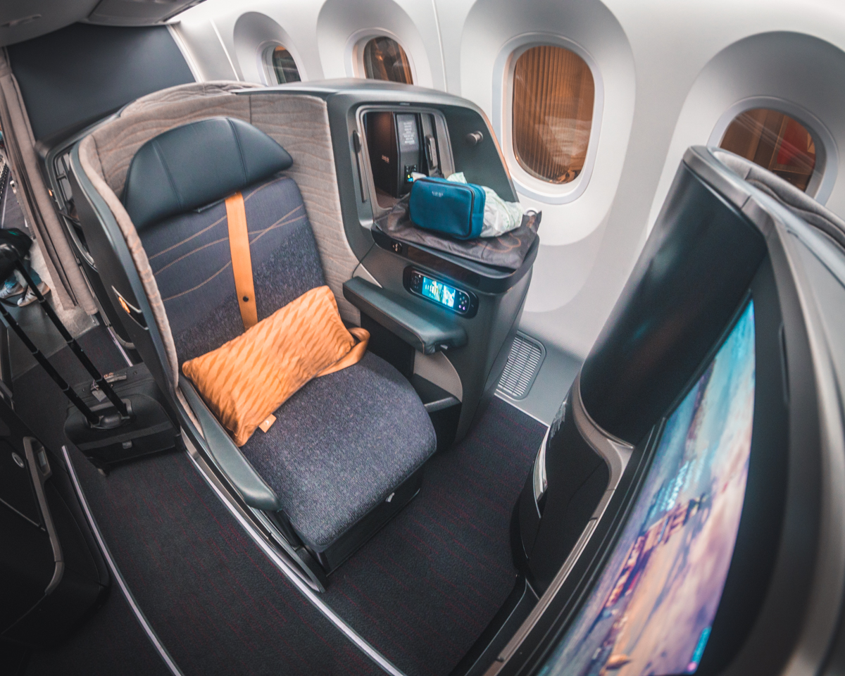 Turkish Airlines Boeing 787 9 Business Class Seat 7A