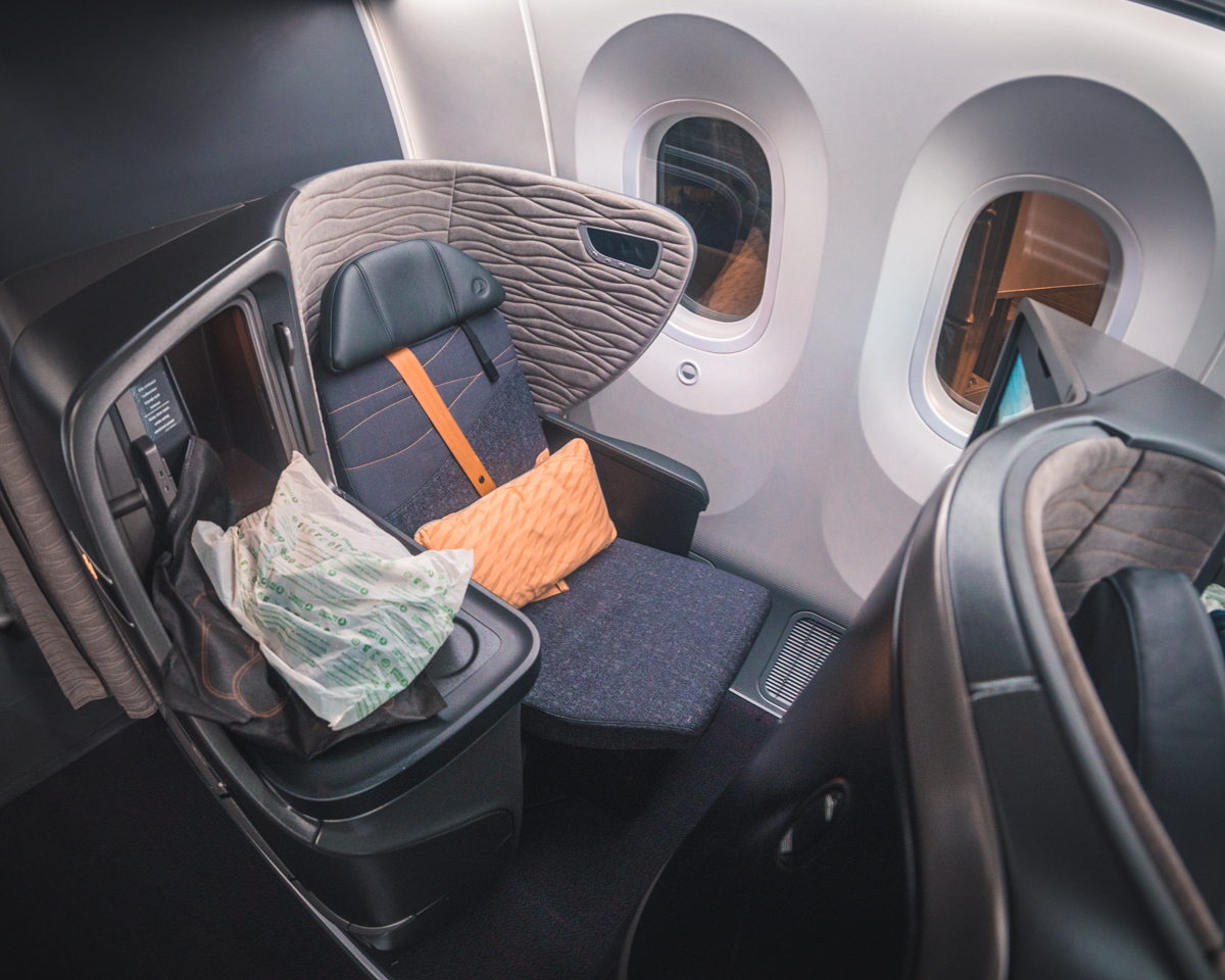 Turkish Airlines Boeing 787 9 Business Class Seat 8A