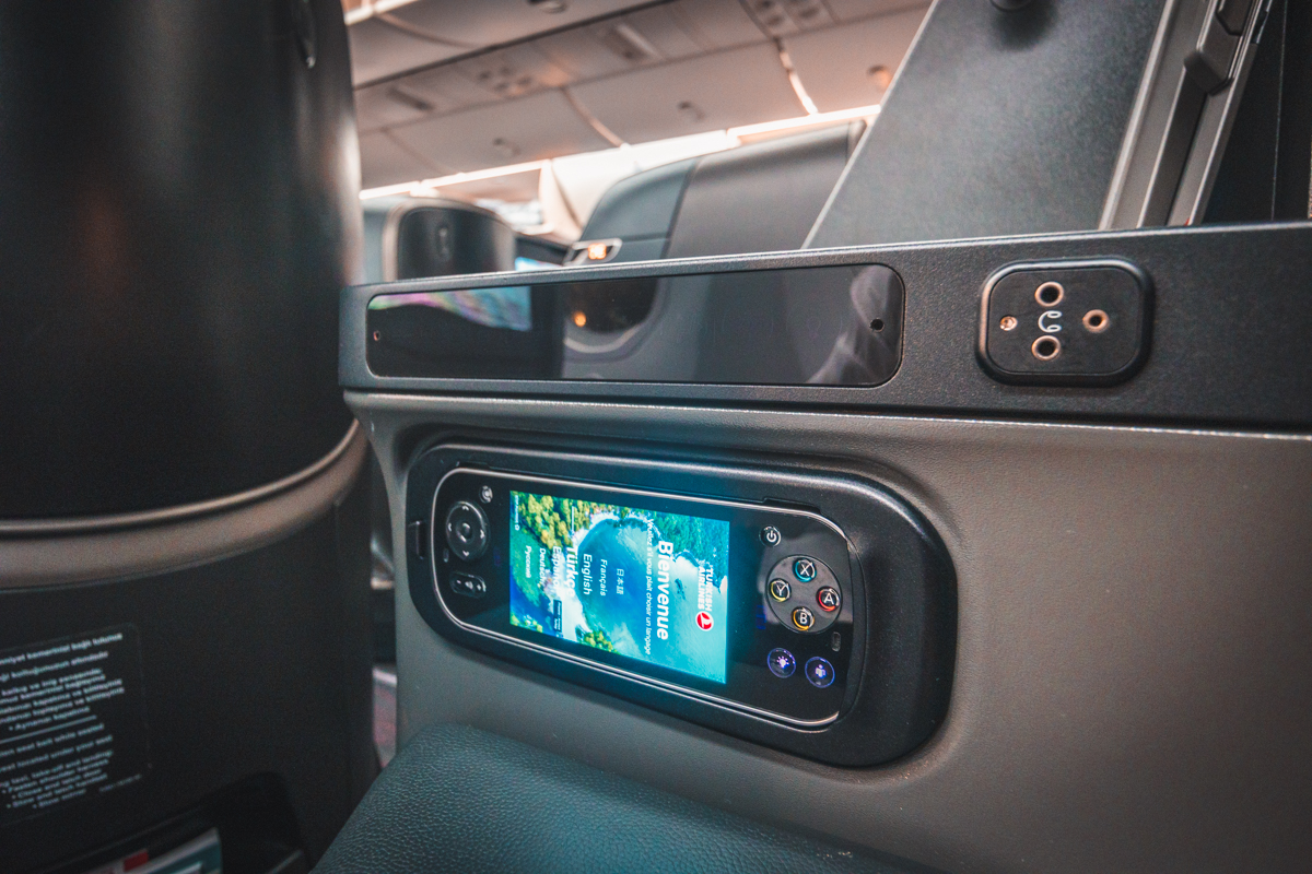 Turkish Airlines Boeing 787 9 Business Class Seat Control Buttons