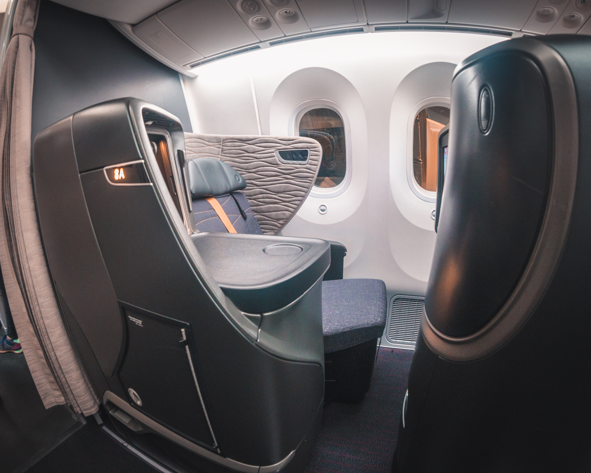Turkish Airlines Boeing 787 9 Business Class Storage Console