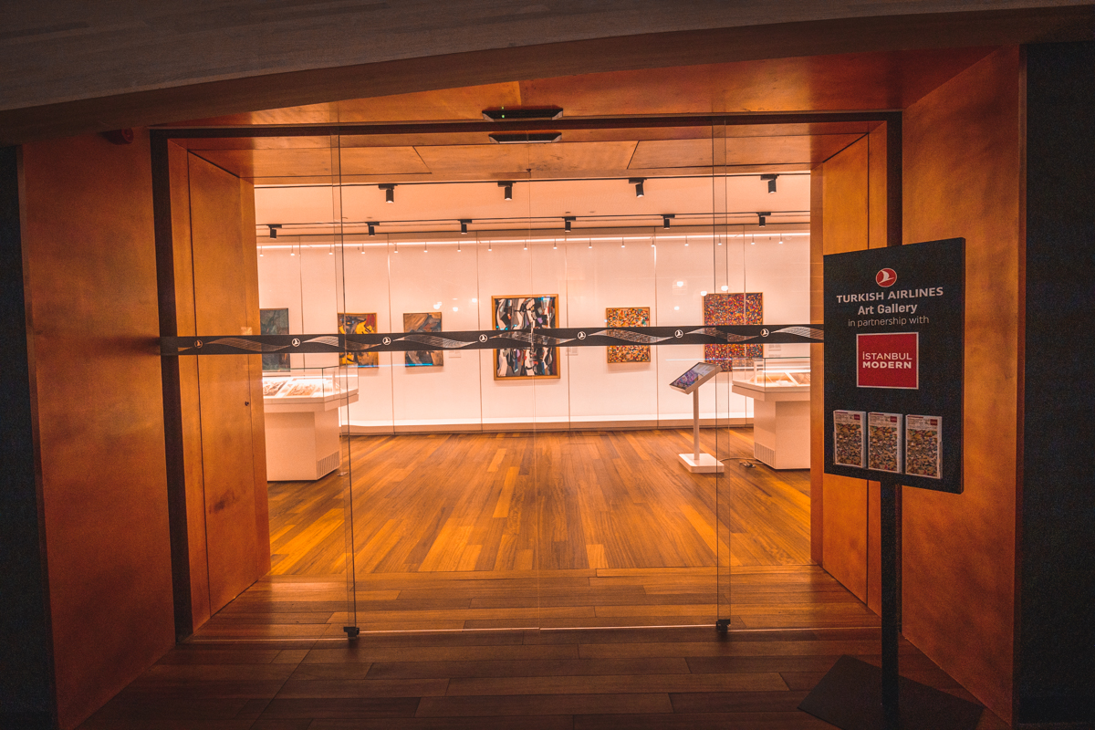 Turkish Airlines Business Lounge Art Gallery