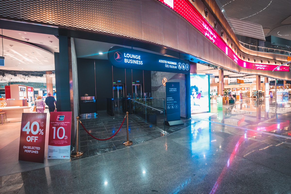 Turkish Airlines Business Lounge Assisted Entrance Istanbul New Airport