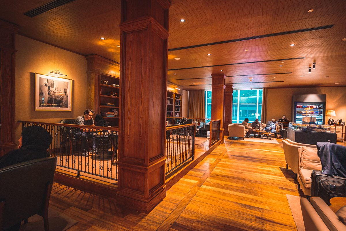 Turkish Airlines Business Lounge Cozy Lounge Area