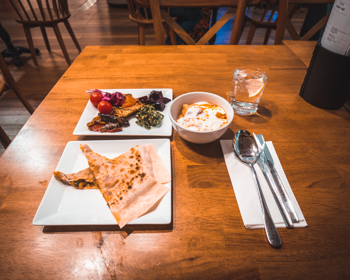 Turkish Airlines Business Lounge Food