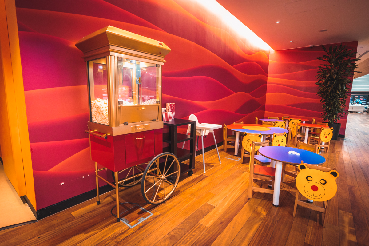 Turkish Airlines Business Lounge Popcorn Stand