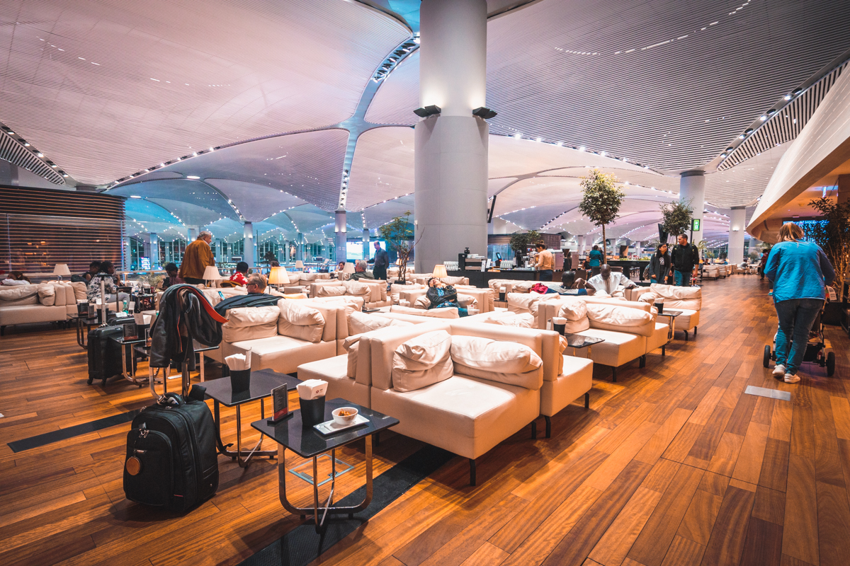 Turkish Airlines Business Lounge Seating
