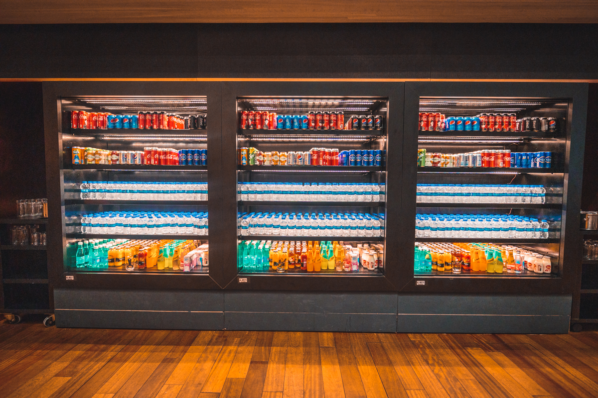 Turkish Airlines Business Lounge Soft Drinks